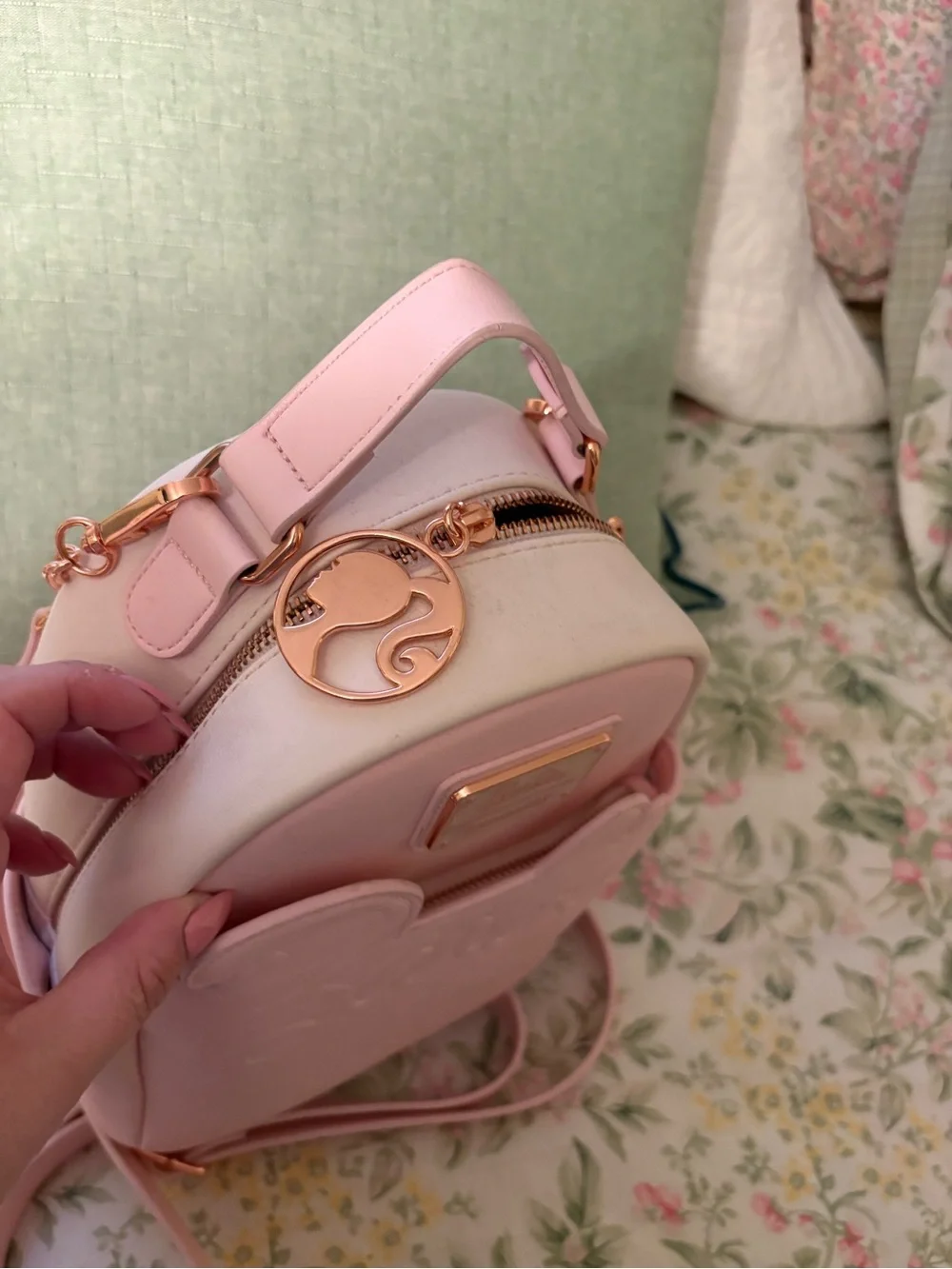 Loungefly Barbie Embossed Pink Mini Backpack